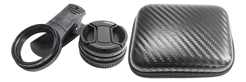 Lente De Câmera De Telefone Cpl De 37mm, Compatível Com