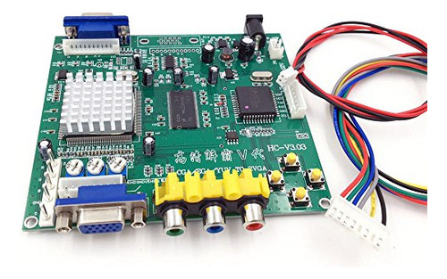 Tablero Convertidor De Video Rgb Cga Ega Yuv A Vga Hd Para