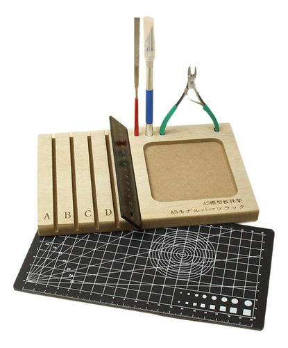 Modelo Piezas Estante Diy Manual De 5 Ranuras 12cmx22cm
