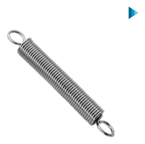 Resorte Acero Inoxidable 2 Rulos X20 Poste Cerco Electrico