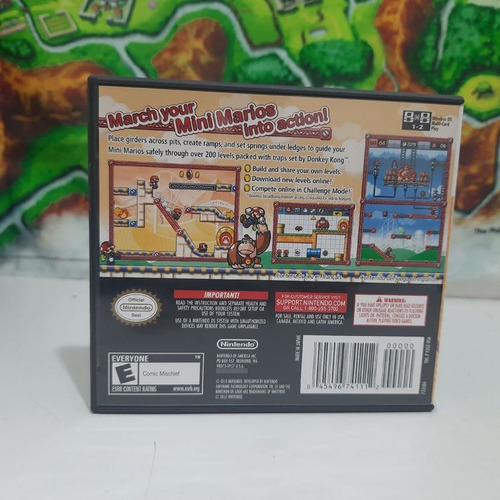 Mario Vs Donkey Kong Nintendo Ds 3ds (Usado)