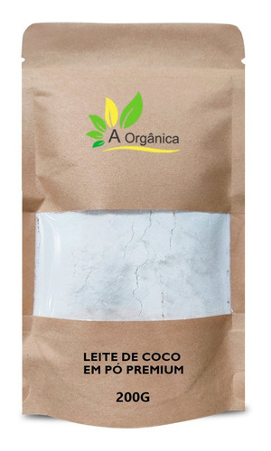 Leite De Coco Em Pó Premium  200g À Orgânica