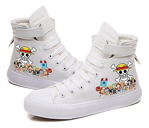 Zapatos De Lona De One Piece, Zapatos De Patineta De Anime