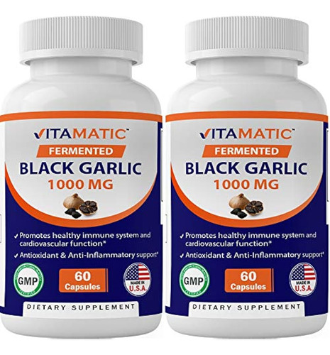 Paquete De 2 - Extracto De Ajo Negro Fermentado Vitamatic 10