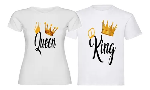 Camisetas de pareja queen y king new arrivals