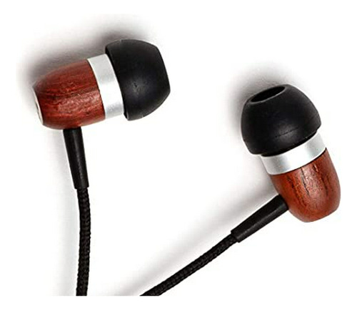 Auriculares De Madera Con Micrófono Y Cable De Nylon - Cerez