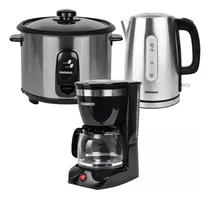 Comprar Daewoo Olla Arrocera 1.8l + Hervidor 1.7l + Cafetera 1.25l