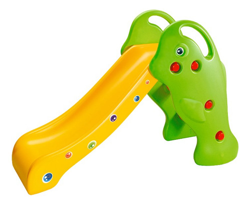 Resbaladilla Para Niños Delfín Alberca Mytoy 5537 Juguete Color Verde