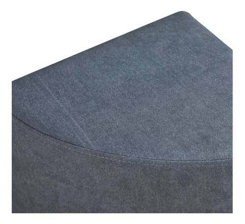 Mesa De Centro + 4 Puff Tapizados
