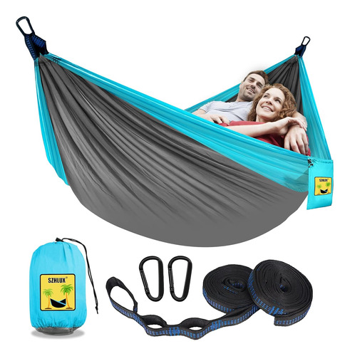 Hamaca De Camping Doble Portátil, Accesorios De Campamento Y