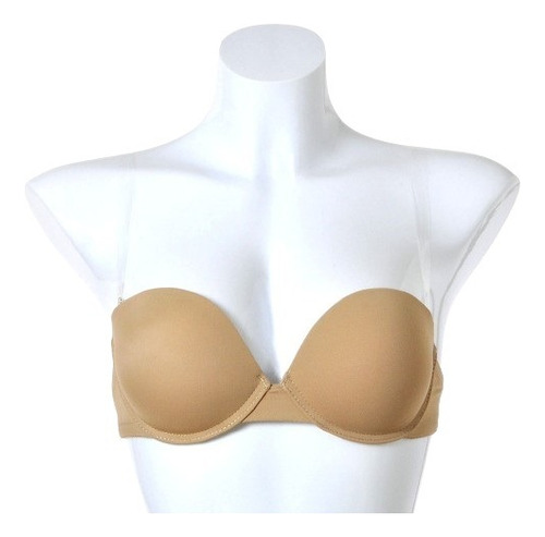 Brasier Push Up Tirantes Transparentes Sexy Lenceria