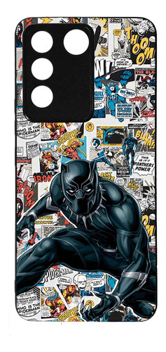 Funda Protector Case Para Vivo V25e Black Panther