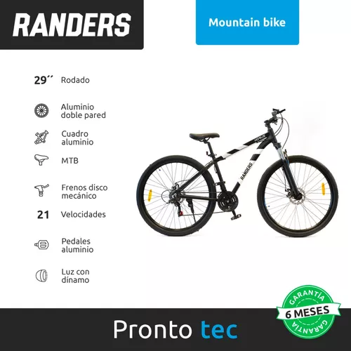 Puños para Bicicleta de Montaña MTB Deportes y Exteriores Negro