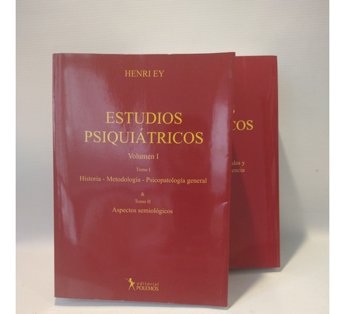 Estudios Psiquiatricos 2 Tomos Henri Ey Polemos