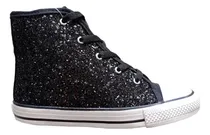 Comprar Zapatillas Marcel Botitas Brillos Niñas Nena Lona Cierre 
