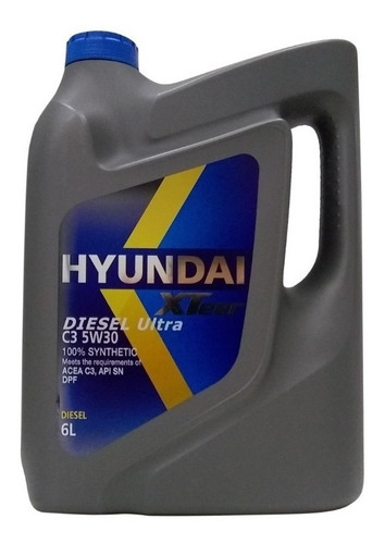 Aceite Motor Hyundai Xteer 5w30 100% Sintetico 6lt Dpf Origi