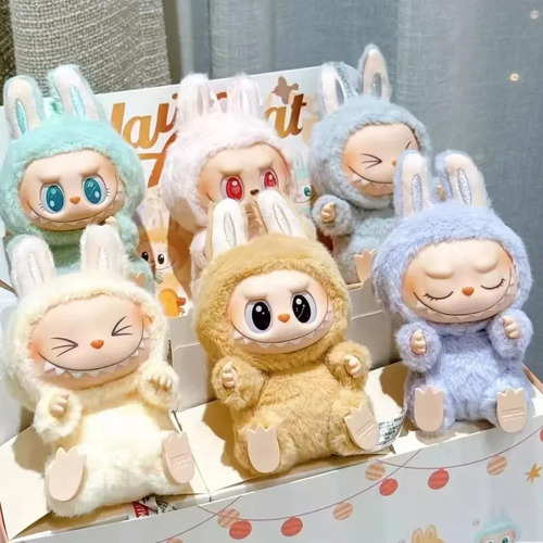 6 Unidades Labubu Exciting Macaron The Monsters