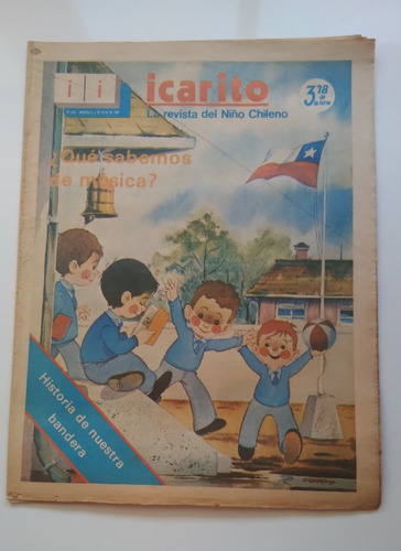 Icarito Revista Del Niño Chileno N° 608 2 De Julio De 1980 J