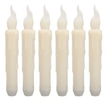 Comprar Velas Cónicas Led Sin Llama Que Funcionan Con Pilas, 6 Pieza