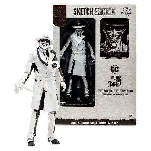Mcfarlane Sketch Dc Batman Three Jokers Joker Comedian New (Reacondicionado)