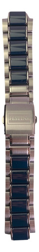 Extensible De Reloj Festina Original Acero/negro F16628/3