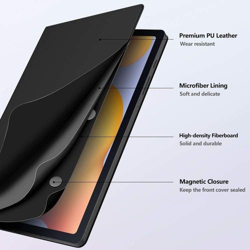 Funda Moko Para Galaxy Tab S6 Lite P610 P615 Con Portalápiz
