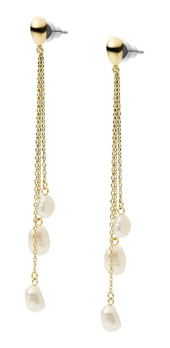 Imagen 3 de 7 de Aretes Fossil Mujer Classics Large