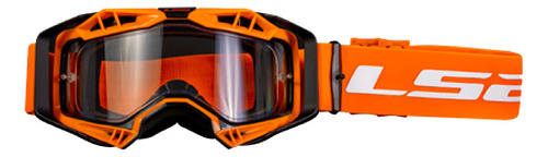 Antiparra Ls2 Aura Motocross Naranja Talle Único