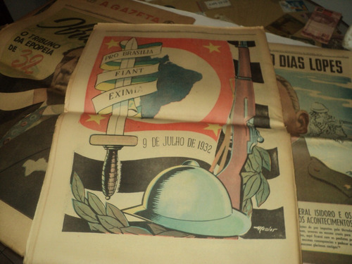 Imagem 7 de 10 de A Gazeta - Edição Comemorativa Epopéia 32 - Completo - Raro!