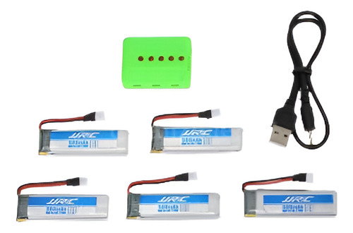 Batería De Lipo De 5 X Jjrc H37 H37-0001 3.7v 500mah C 20 + 