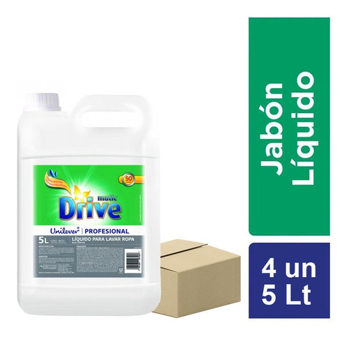 Pack Drive Jabon Liquido Unilever Pro 4un X 5 Lt