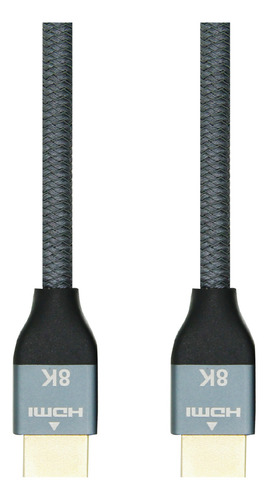 Cable Hdmi 2.1 8k Alta Resolución De 4m Gris Atom Games