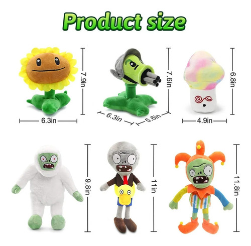 Juego De Zombis, Muñecas 6 Toys Zombies