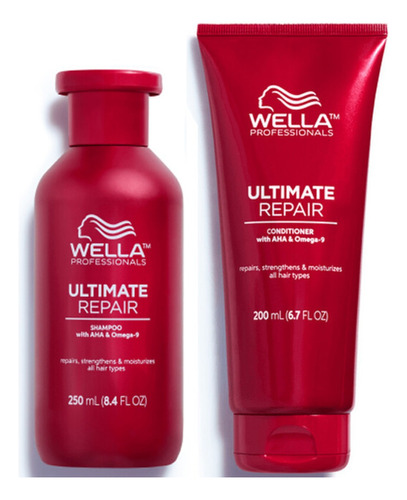 Duo Wella Ultimate Repair Sh-ac - mL a $339