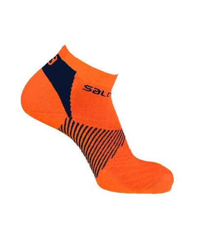 Medias Masculina Salomon - Speed Support M Anaranjado - Runn