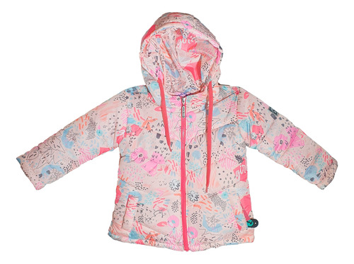 Campera Vik Vok Lifestyle Niña Floreada Baby Rosa Ras