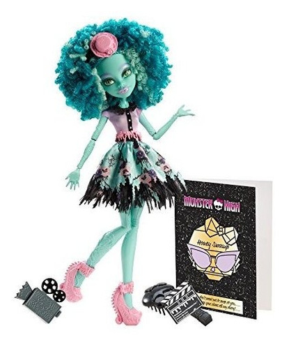 Monster High Sustos, Camara, Accion! Muñeca Honey Swamp