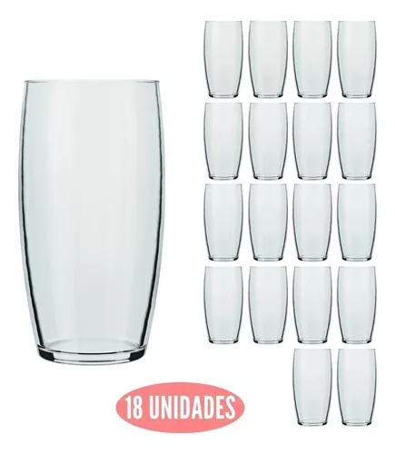 Jogo 12 Copos Chiques 300ml Oca Drinks Vidro Mesa Posta - NADIR FIGUEIREDO  - Copos - Magazine Luiza