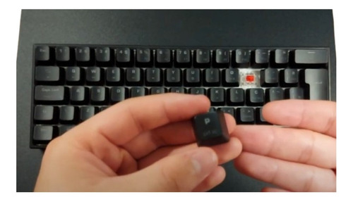 Tec Mecânico Husky Gaming Blizzard, 60%, Switch Red Preto