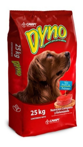 Dyno 25kg Alimento Para Perro Adulto Todas Las Razas