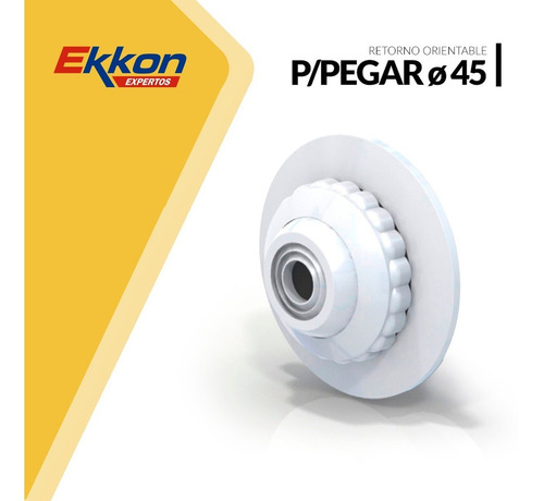 Imagen 4 de 8 de Retorno Orientable Piscina Hormigón Vulcano 45 Mm 117015