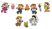 Comprar Guirlanda Festa Junina Turma Da Mônica Enfeite Decoração Colorido Festa Junina Da Turma Da Mônica