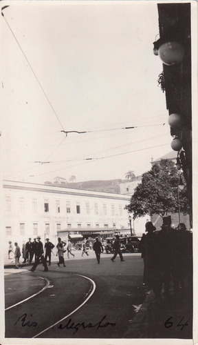 Antigua Fotografia Telegrafo Rio De Janeiro Brasil