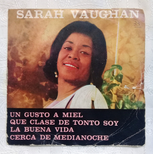 Vinilo Sarah Vaughan Extended Play Roulette Music Hall 60125
