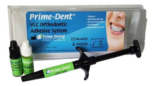 Adhesivo De Ortodoncia Vlc Resina Fotocurable Prime Dental