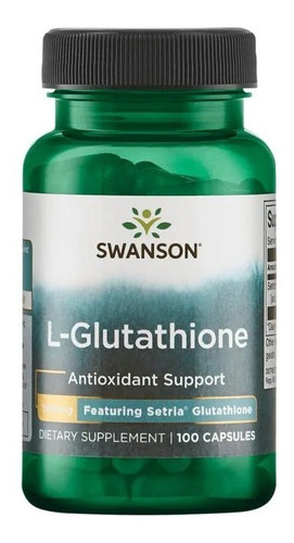 L-glutathione 100 Caps 100 Mg De Swanson