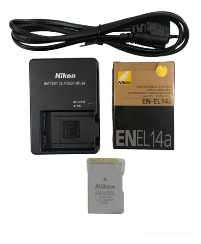 Kit En-el14a Nikon + Mh-24p/d5600 D5500 D5300 D5200 D5100