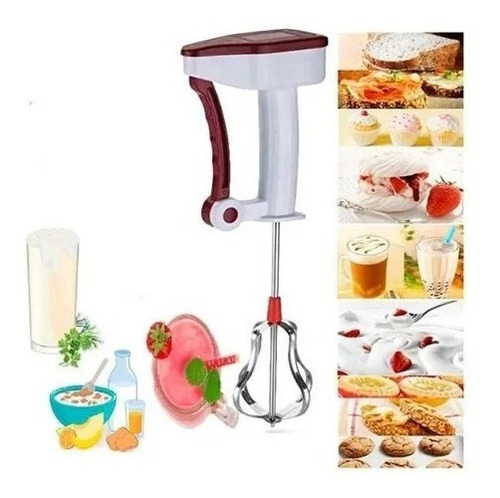 Batidor Manual Turbo Easy Flow Blender Batidora De Manos