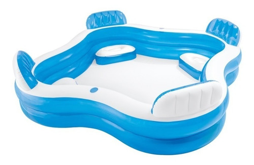 Piscina Inflable Con Asientos Para La Familia