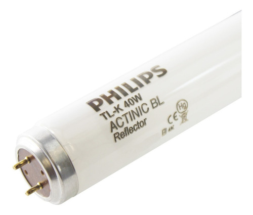 Foco fluorescente Philips TK-L 40W Tubular color azul